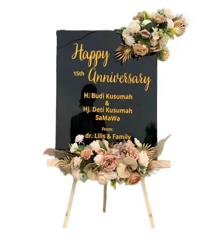 Papan Bunga Akrilik Tersobo